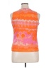 Chaps Orange Sleeveless Blouse Size 1X - photo 2