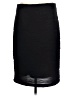 Neiman Marcus Solid Black Casual Skirt Size L - photo 2