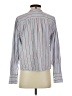 J.Crew Stripes Gray Long Sleeve Blouse Size XS - photo 2