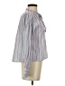 J.Crew Stripes Gray Long Sleeve Blouse Size XS - photo 4