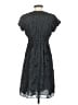 Max Studio 100% Polyester Polka Dots Gray Casual Dress Size S - photo 2