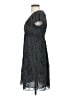 Max Studio 100% Polyester Polka Dots Gray Casual Dress Size S - photo 5