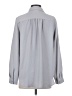 Ann Taylor 100% Polyester Gray Long Sleeve Blouse Size S - photo 2