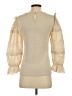 J.Crew Tan 3/4 Sleeve Top Size S - photo 2