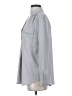 Ann Taylor 100% Polyester Gray Long Sleeve Blouse Size S - photo 5