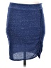 Free People Solid Blue Casual Skirt Size S - photo 1