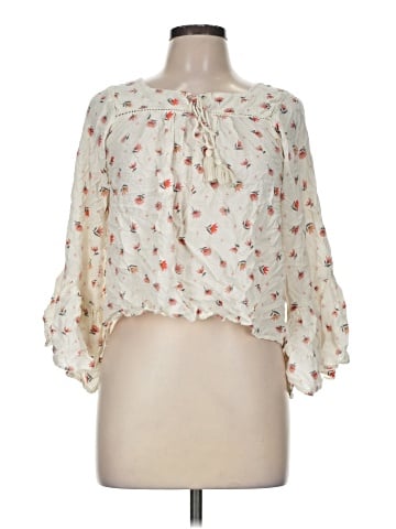 Olivaceous 3/4 Sleeve Blouse (view 1)