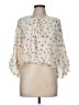 Olivaceous 100% Rayon Ivory 3/4 Sleeve Blouse Size M - photo 1