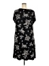 Old Navy Print Black Casual Dress Size XXL (tall) - photo 2