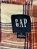 Gap 100% Cotton Plaid Brown Long Sleeve Button-Down Shirt Size L - photo 7