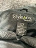 Style&Co 100% Polyester Black Raincoat Size 22 - photo 6