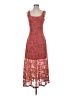 Warehouse 100% Polyester Red Cocktail Dress Size 4 - photo 1