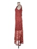 Warehouse 100% Polyester Red Cocktail Dress Size 4 - photo 5