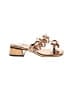 Jeffrey Campbell Gold Sandals Size 7 1/2 - photo 1