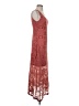 Warehouse 100% Polyester Red Cocktail Dress Size 4 - photo 4