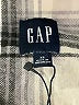 Gap 100% Cotton Plaid Ivory Long Sleeve Button-Down Shirt Size XL - photo 7