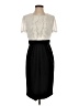Kasper 100% Polyester Ivory Cocktail Dress Size 4 - photo 1