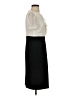Kasper 100% Polyester Ivory Cocktail Dress Size 4 - photo 4