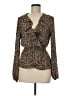 Max Studio Brown Long Sleeve Blouse Size M - photo 1