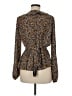 Max Studio Brown Long Sleeve Blouse Size M - photo 2