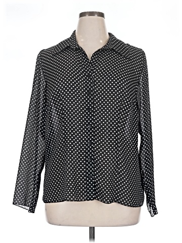 Lane Bryant Outlet Long Sleeve Blouse (view 1)