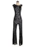 Flat White Metallic Silver Jumpsuit Size S - photo 1