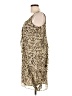 Agnes B. 100% Silk Animal Print Tan Casual Dress Size EU (FR) 42 / US 10 - photo 5