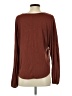 Left Coast by Dolan 100% Polyester Brown Long Sleeve Blouse Size S - photo 2