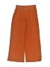 Unbranded Solid Orange Casual Pants Size 6 - 7 - photo 2