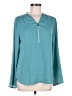 Unbranded Teal Long Sleeve Blouse Size M - photo 1