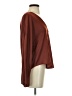 Left Coast by Dolan 100% Polyester Brown Long Sleeve Blouse Size S - photo 4
