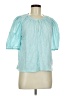 Old Navy 100% Cotton Teal Short Sleeve Blouse Size M - photo 1