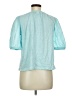 Old Navy 100% Cotton Teal Short Sleeve Blouse Size M - photo 2