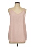 Ann Taylor LOFT Outlet 100% Polyester Pink Tank Top Size L - photo 1