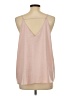 Ann Taylor LOFT Outlet 100% Polyester Pink Tank Top Size L - photo 2