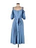 Maison Tara Blue Casual Dress Size 2 (estimated) - photo 1