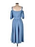 Maison Tara Blue Casual Dress Size 2 (estimated) - photo 2