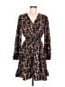 Unbranded 100% Polyester Animal Print Brown Casual Dress Size M - photo 1