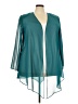 Westside 100% Polyester Teal Kimono Size 24 - photo 1