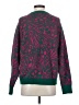 Cynthia Rowley TJX Paisley Green Wool Pullover Sweater Size XS - photo 2