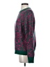 Cynthia Rowley TJX Paisley Green Wool Pullover Sweater Size XS - photo 5