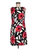 DressBarn Print Red Cocktail Dress Size 6 - photo 1