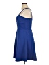 Just Fab 100% Polyester Solid Blue Cocktail Dress Size XL - photo 5
