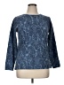 Sarah Spencer Paisley Blue Pullover Sweater Size 1X - photo 1