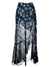 Free People 100% Polyester Blue Formal Skirt Size 0 - photo 1