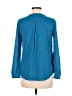 Esprit 100% Polyester Teal Long Sleeve Blouse Size 6 - photo 2