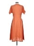 Shein 100% Polyester Orange Casual Dress Size L - photo 2