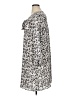 Ann Taylor LOFT 100% Polyester Animal Print Ivory Casual Dress Size 14 - photo 5