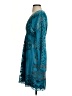Hale Bob Paisley Teal Cocktail Dress Size S - photo 5