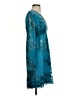 Hale Bob Paisley Teal Cocktail Dress Size S - photo 4